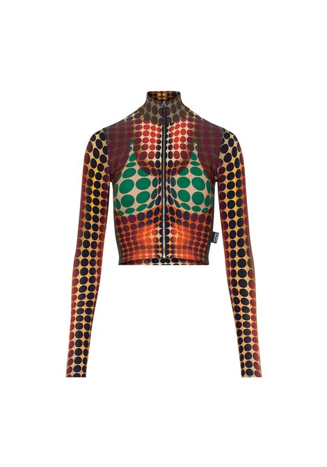 top high neck ls donna multicolor JEAN PAUL GAULTIER | 26/01-W-TO443-J042P155060